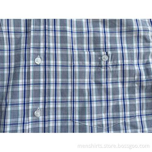 Top Quality Short Sleeve Check Shirt